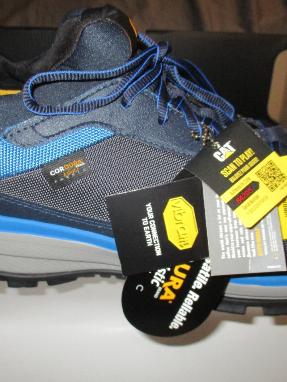 CAT Engage Alloy Work Shoe Dark Shadows P91074 Men's Size 14 M, Brand New in Box